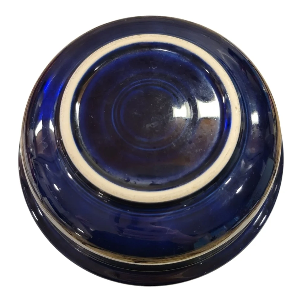 Classic Rim 8 1/4 Inch Large Serving Bowl 40 OZ Cobalt